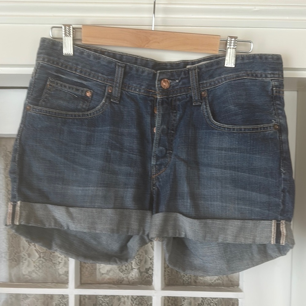 H&M denim boyfriend shorts.  Size 8